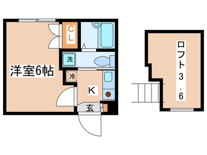 間取り図 Ｚｅａｌ　Ｎａｋａｎｏ