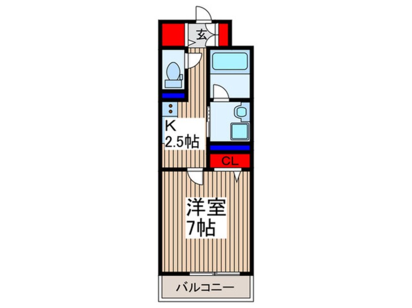 間取図 ヌーベル中浦和