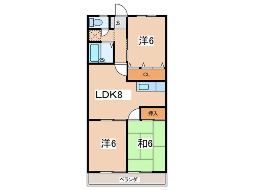 間取図 レジデンス壱番館