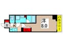 ユリカロゼ五反野Ⅱ（501）の間取図