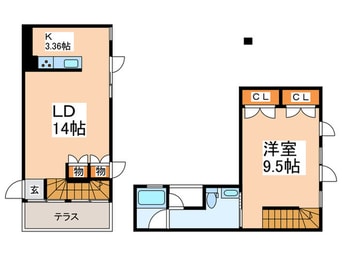 間取図 プラットホ－ム
