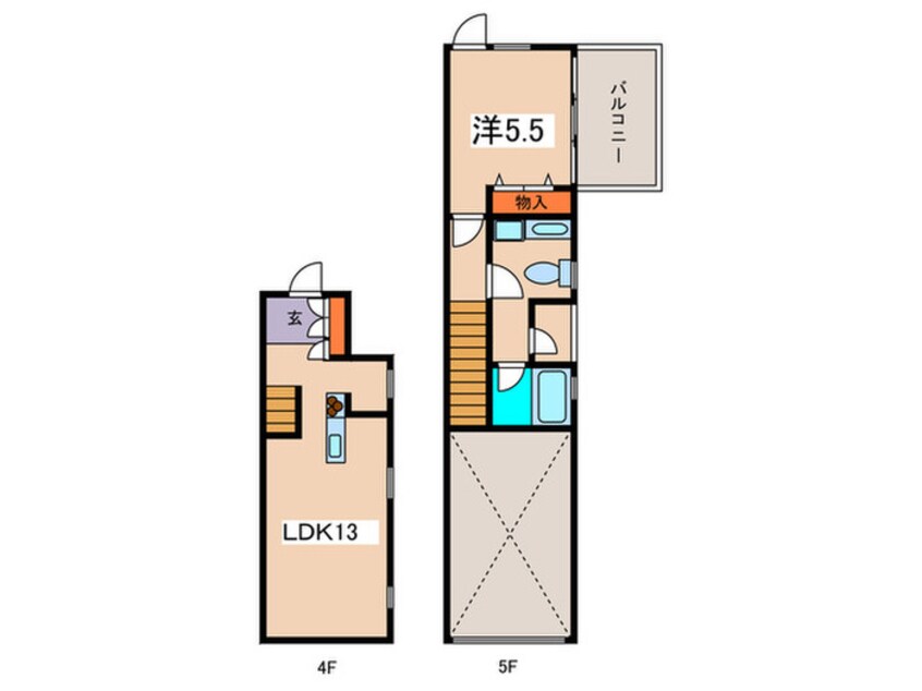間取図 プラットホ－ム