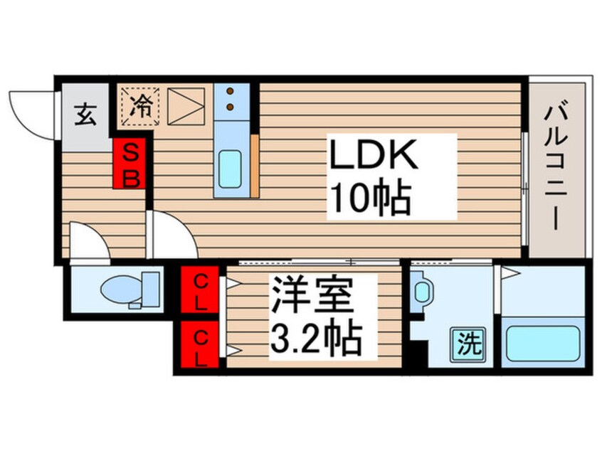 間取図 フリージアⅡ