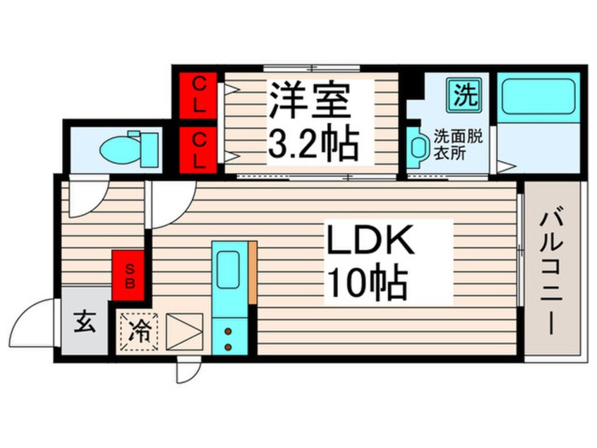 間取図 フリージアⅡ