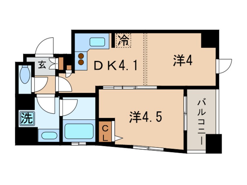 間取図 レックス赤坂レジデンス