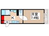 MQuarto成増 1Kの間取り