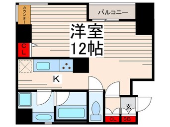 間取図 ｳﾞｨﾗﾛｲﾔﾙ ﾐｯﾄﾞｽｸｴｱ 人形町