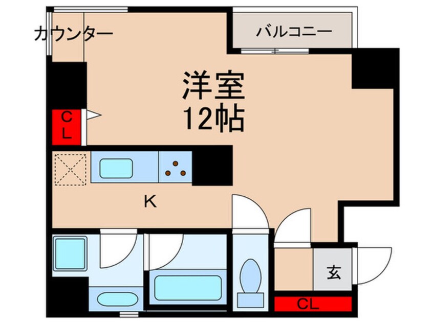 間取図 ｳﾞｨﾗﾛｲﾔﾙ ﾐｯﾄﾞｽｸｴｱ 人形町