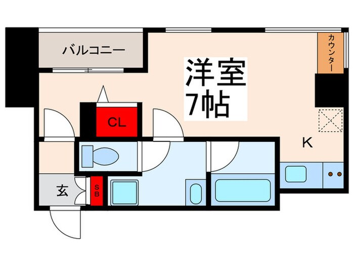 間取り図 ｳﾞｨﾗﾛｲﾔﾙ ﾐｯﾄﾞｽｸｴｱ 人形町