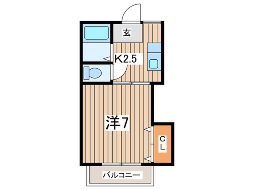 間取図 クレ－ルⅡ