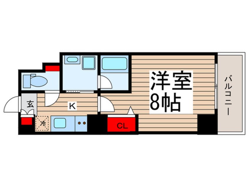 間取図 ボアビスタ門前仲町