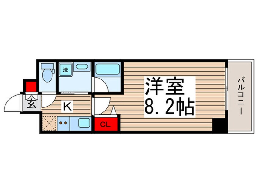 間取図 ボアビスタ門前仲町
