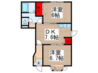 間取図 リーヴアパルトマン　ＩＳＥ