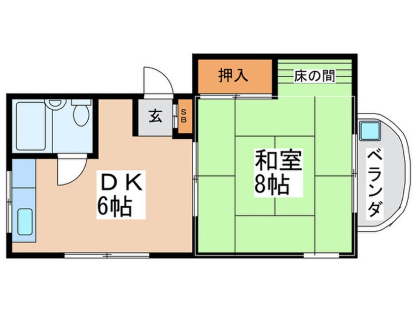 間取図 奥戸一番館