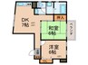 奥戸一番館 2DKの間取り