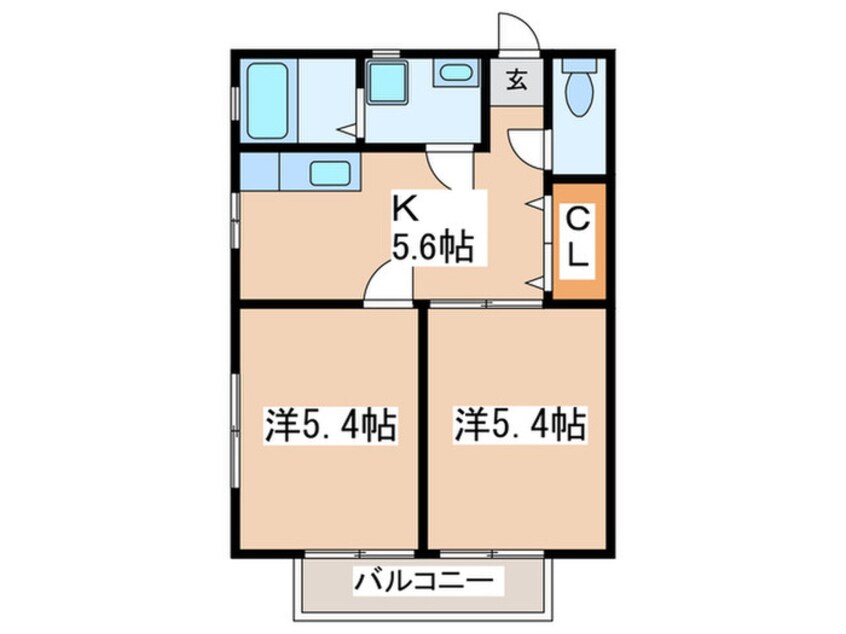 間取図 第１竹見荘