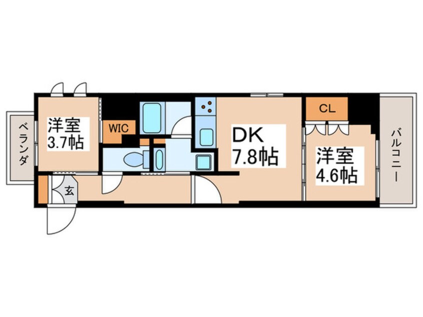 間取図 ジオエント浅草雷門