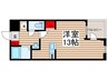 VEVE TACHIBANA 1Rの間取り