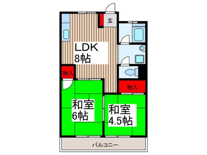 間取り図 戸山コーポ