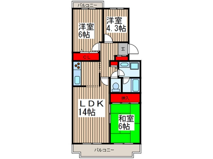 間取り図 戸山ハウス