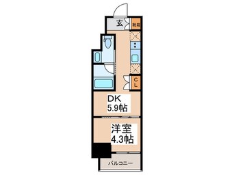 間取図 プラウドフラット浅草アベニュー
