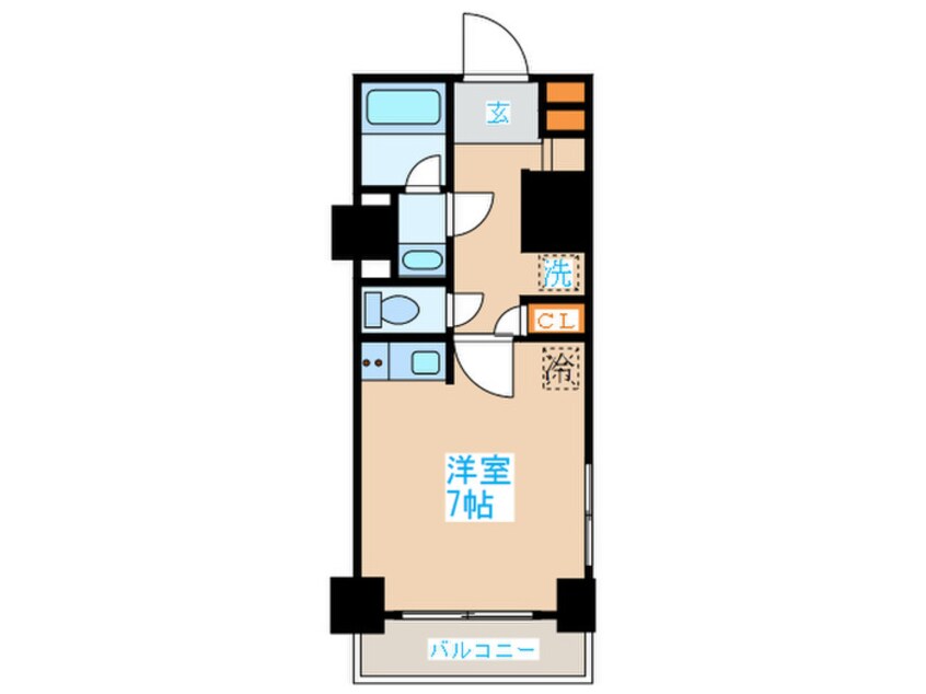 間取図 レジディア中落合B棟