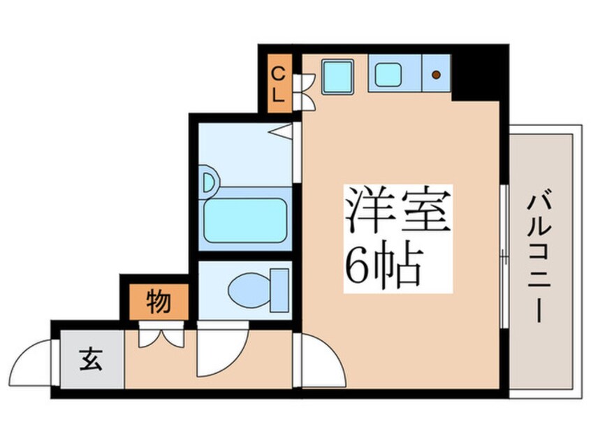 間取図 共立リライアンス福生駅前 (101)