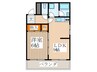 橘ハイツ（東側） 1LDKの間取り