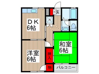 間取図 スカイプラザ