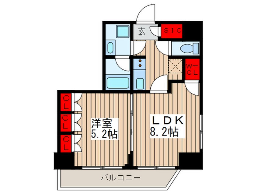 間取図 パークアクシス浅草レジデンス