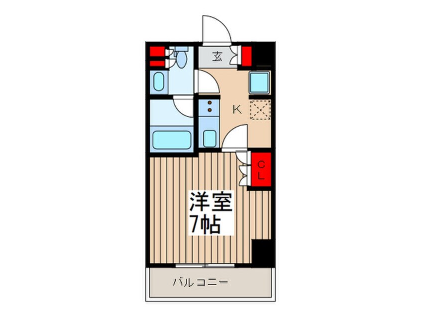 間取図 パークアクシス浅草レジデンス