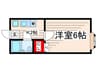 アミティエ東葛西 1Kの間取り