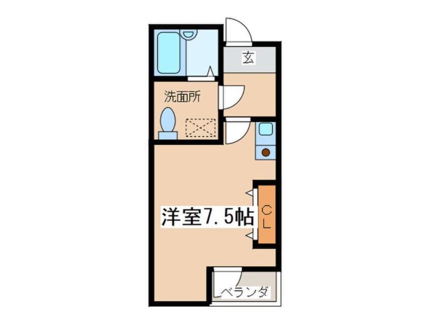 間取図 ロワ－ル湘南Ｅ