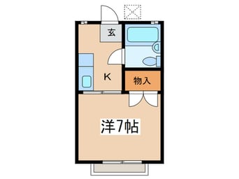 間取図 コーポ八重垣