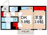 GENOVIA京成立石Ⅴ 1DKの間取り