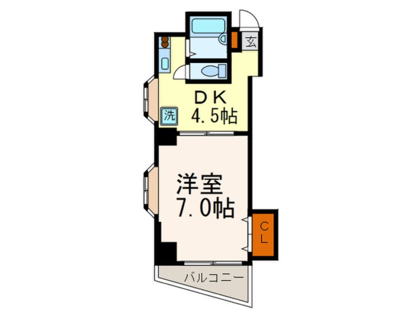 間取図 クレール隅田公園