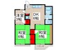ひまわり荘 3DKの間取り