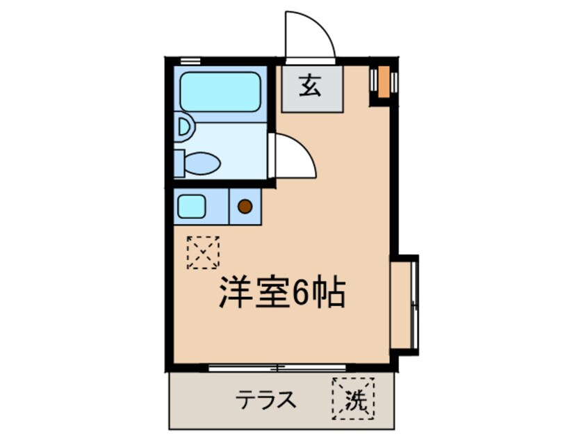 間取図 テラスラ－クヒルズ