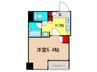 ｂｅｌｌｅｚｚａ・ｔｏｒｒｅ 1Kの間取り