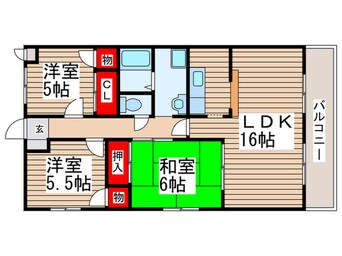 間取図 第５プロスペールＥ