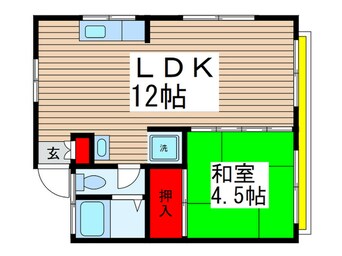 間取図 ミルフィーユ増尾