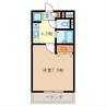 ロイヤルＹ宮原 1Kの間取り