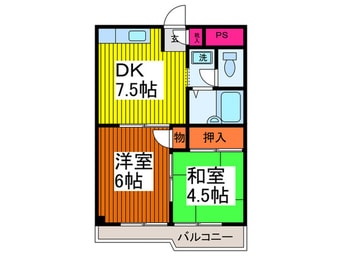 間取図 ル．ブランシェ