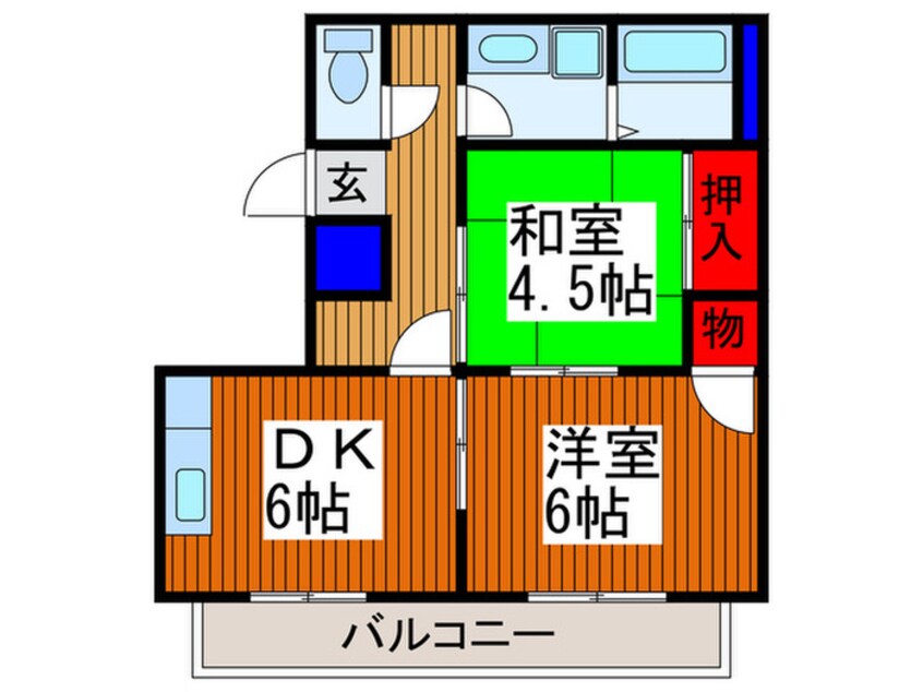 間取図 ル．ブランシェ