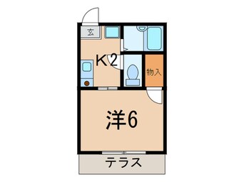 間取図 平本コーポ