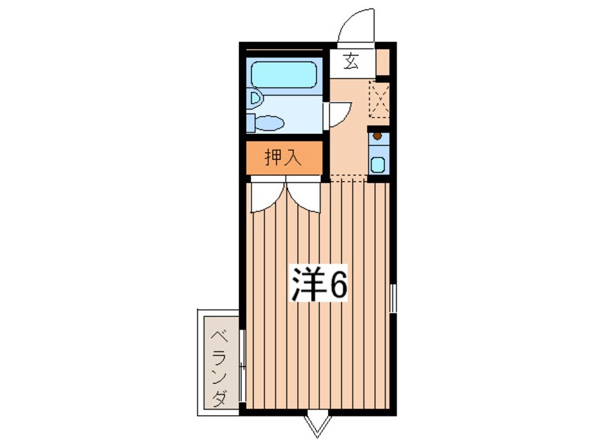 間取図 アップルハウス三ツ境2