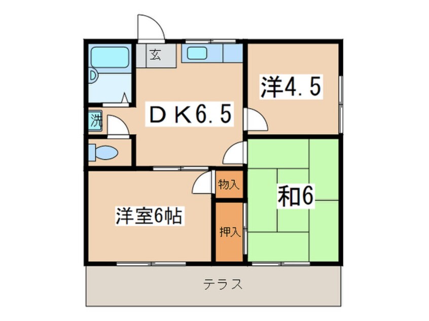 間取図 ハッピ－ハウス