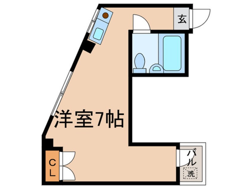 間取図 ＫＳＫサンパ－ル