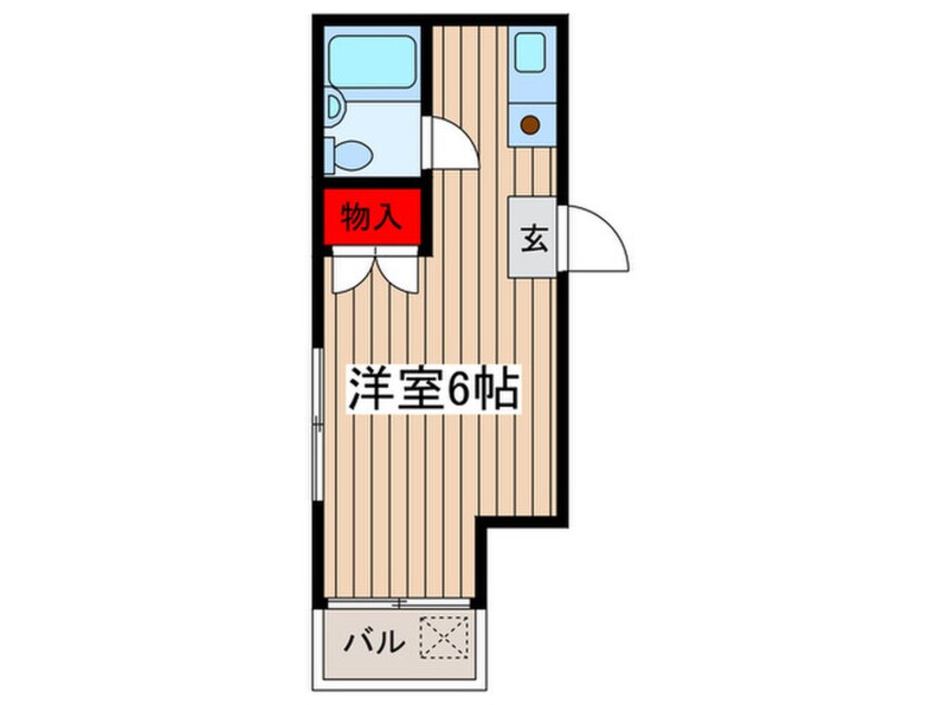 間取図 ＫＳＫサンパ－ル