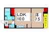 デスパシオ 1LDKの間取り